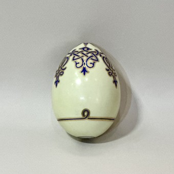 Яйцо пасхальное с орнаментом в византийском стиле, Россия, ИФЗ, кон. XIX века